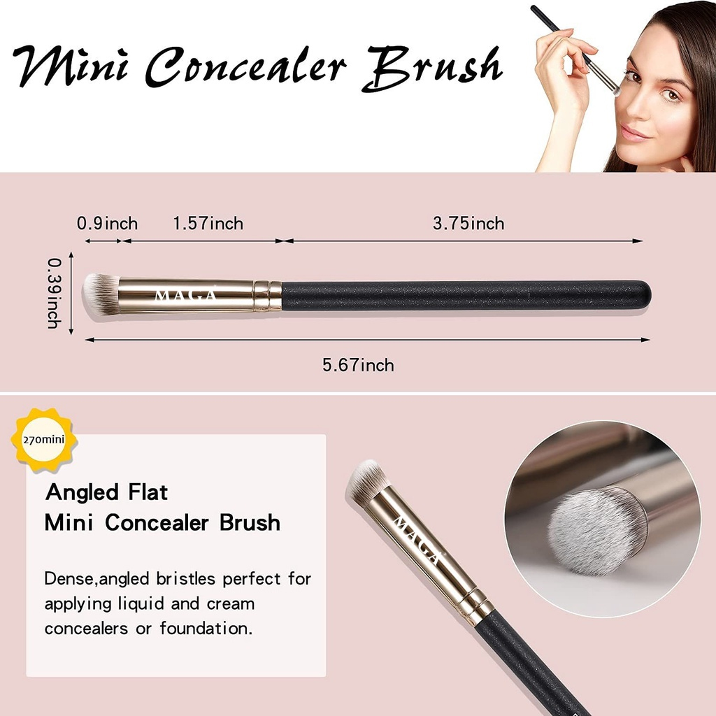 Cọ Che Khuyết Điểm Đầu Vát MAGA Concealer Brush MA370